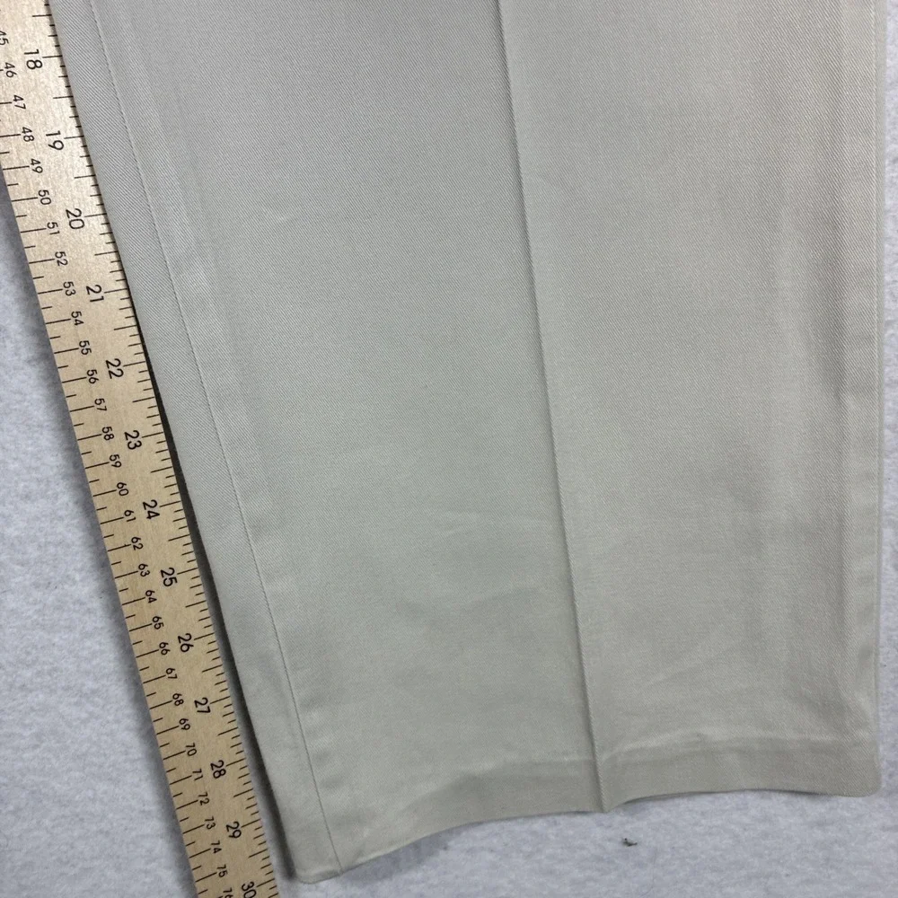 Vintage Polo Ralph Lauren Pants 35x32 Double Pleated Chino Made In USA 90s